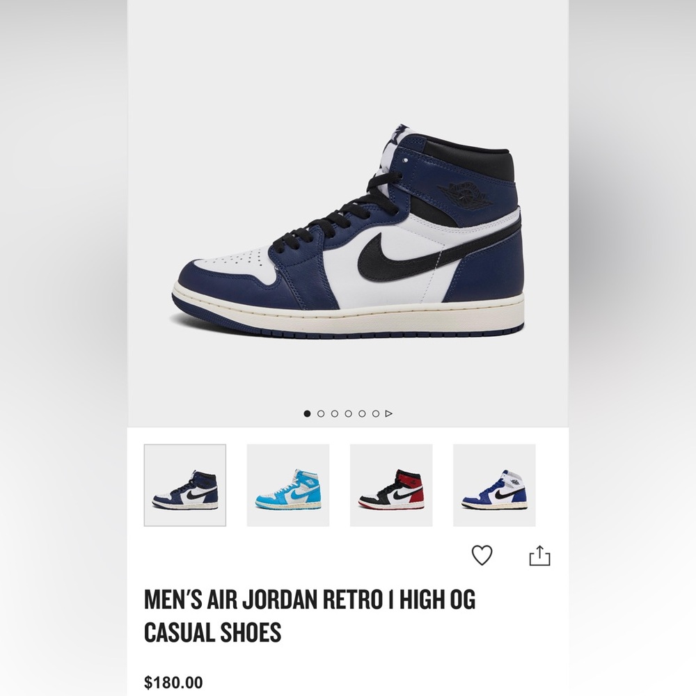Nike Air Jordan 1’s Retro